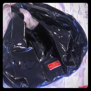 Valentino patent leather purse with bow
